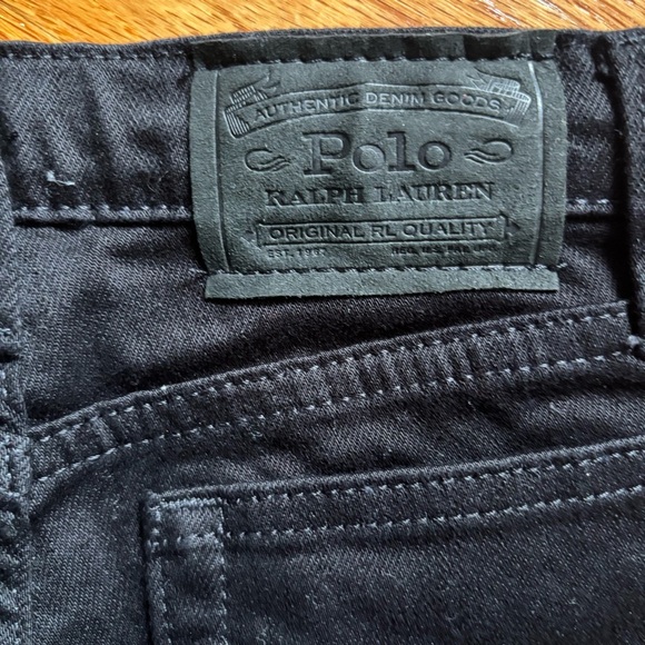 Polo by Ralph Lauren Toddler Kids Black Jeans Sz 3 Denim - Picture 3 of 6